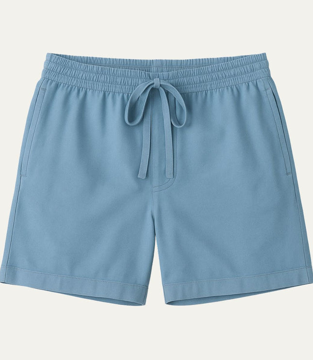 Shorts en lin d'été pour homme avec cordon de serrage, légers, plage décontractée