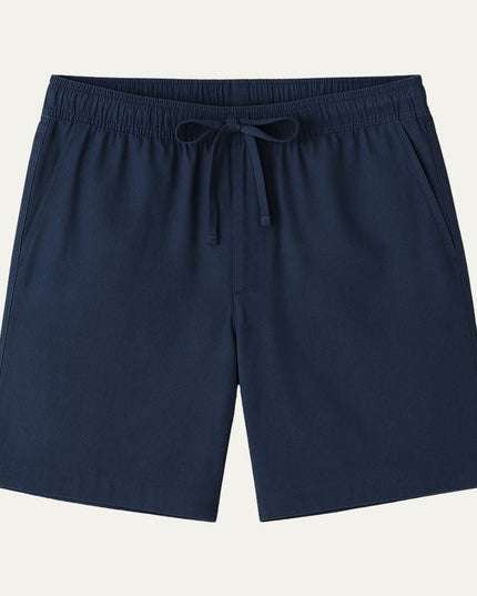 Shorts en lin d'été pour homme avec cordon de serrage, légers, plage décontractée