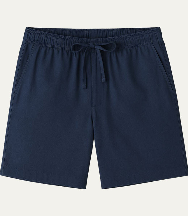 Shorts en lin d'été pour homme avec cordon de serrage, légers, plage décontractée