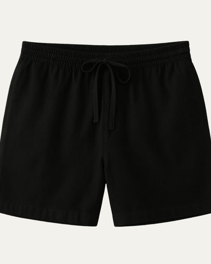 Shorts en lin d'été pour homme avec cordon de serrage, légers, plage décontractée