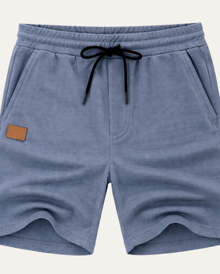 Shorts en lin d'été pour homme avec cordon de serrage et poches