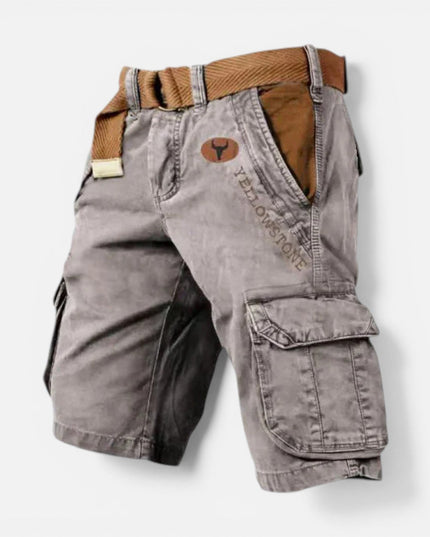 Shorts cargo d'été pour homme, coupe décontractée avec poches