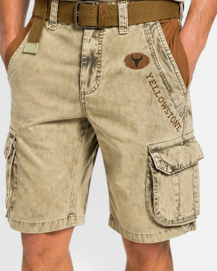 Shorts cargo d'été pour homme, coupe décontractée avec poches
