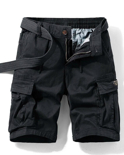 Short cargo multi-poches à coupe décontractée pour homme, été