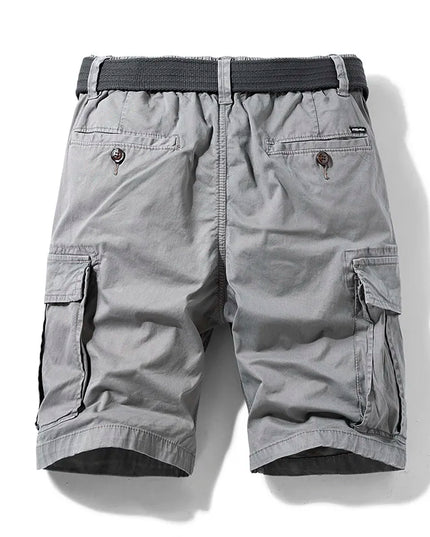 Short cargo multi-poches à coupe décontractée pour homme, été