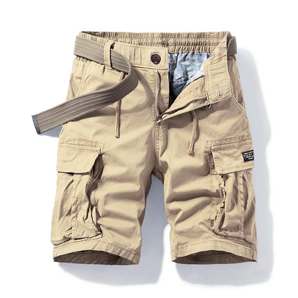 Short cargo multi-poches à coupe décontractée pour homme, été
