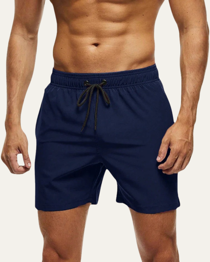 Bañador corto de hombre para verano de secado rápido con cordón para la playa