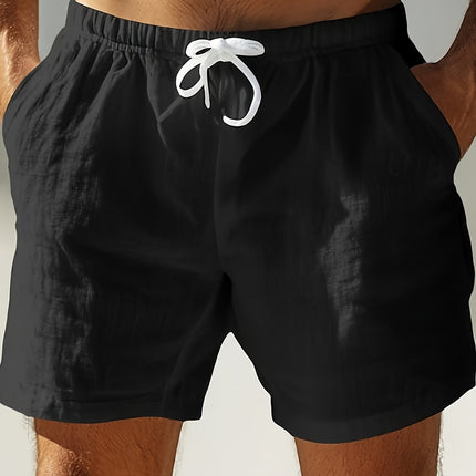 Bañador de verano para hombre, secado rápido, con cordón y tipo boardshorts