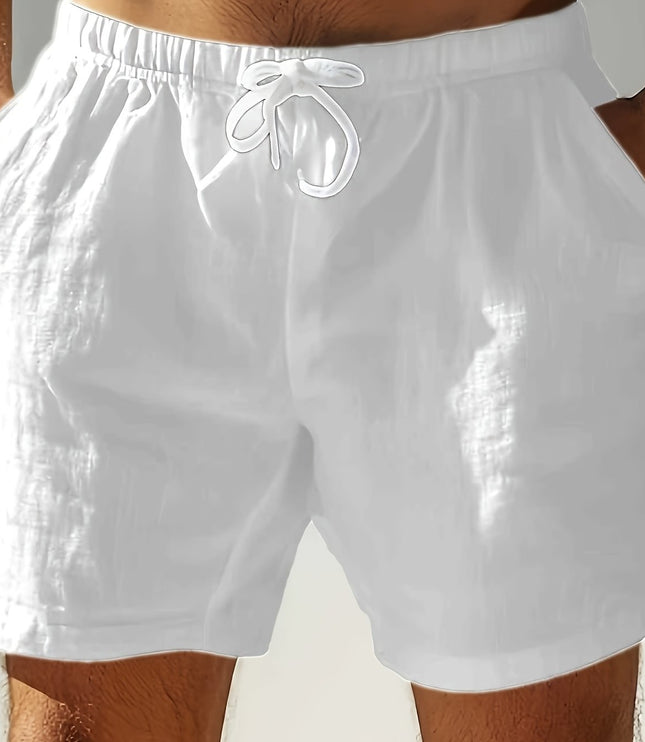 Bañador de verano para hombre, secado rápido, con cordón y tipo boardshorts
