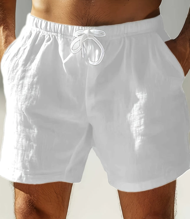 Bañador de verano para hombre, secado rápido, con cordón y tipo boardshorts