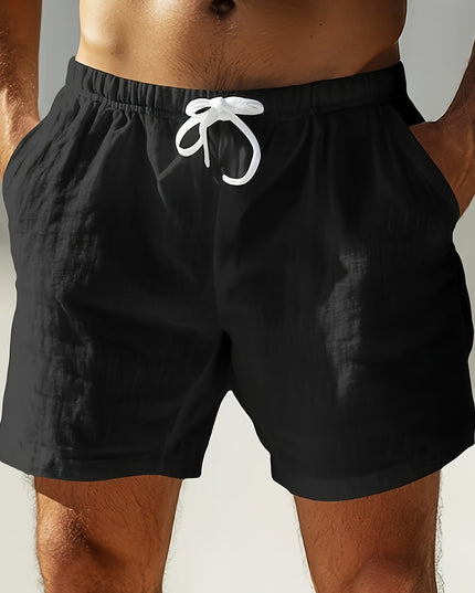 Men's Summer Swim Shorts Quick Dry Drawstring Board Shorts