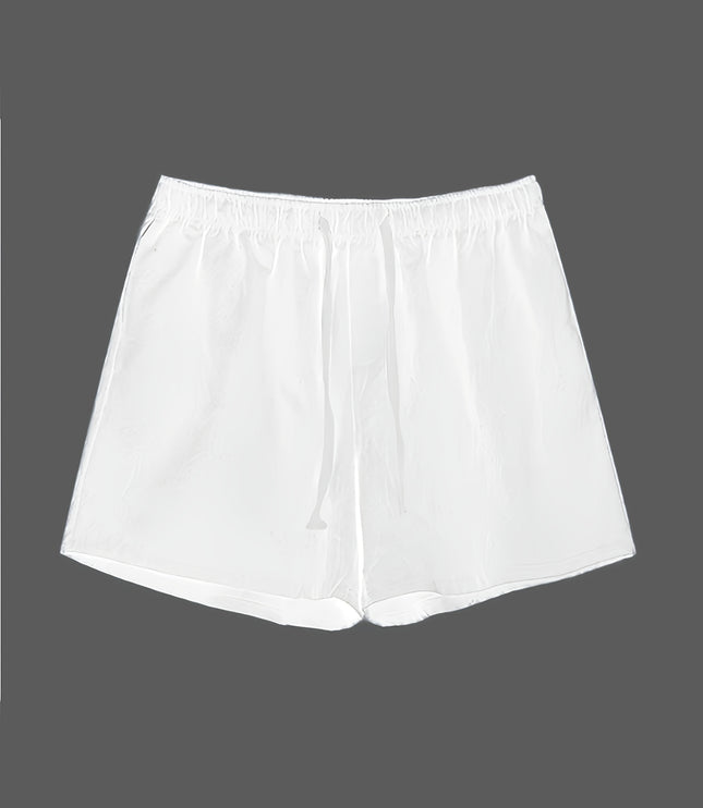 Bañador de verano para hombre, secado rápido, con cordón y tipo boardshorts