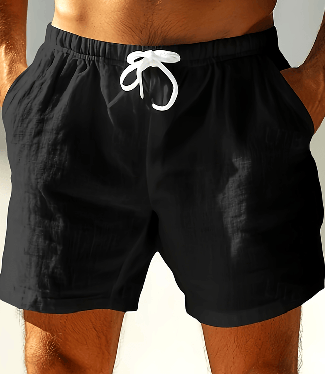 Bañador de verano para hombre, secado rápido, con cordón y tipo boardshorts