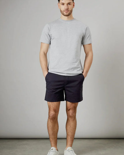 Shorts chino d'été ajustés avec poches pour hommes, style décontracté chic