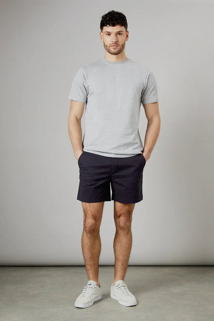 Shorts chino d'été ajustés avec poches pour hommes, style décontracté chic