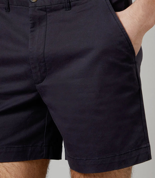 Shorts chino d'été ajustés avec poches pour hommes, style décontracté chic