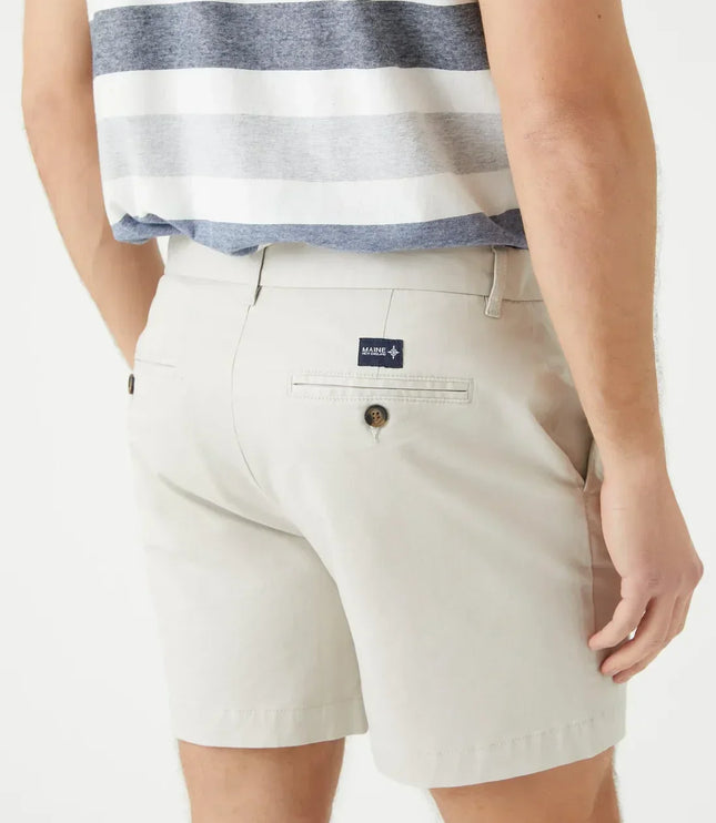 Shorts chino d'été ajustés avec poches pour hommes, style décontracté chic