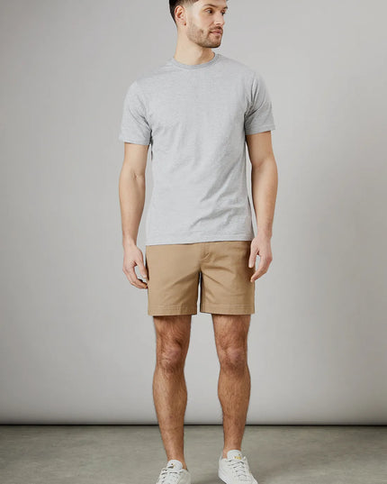 Shorts chino d'été ajustés avec poches pour hommes, style décontracté chic