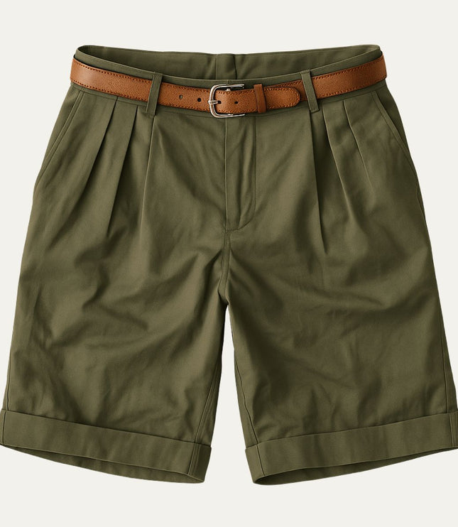 Shorts en lin d'été pour homme, coupe ajustée, élégants et légers