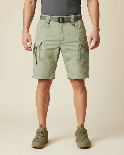 Shorts cargo tactiques d'été pour homme, longueur genou, multi-poches