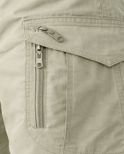 Shorts cargo tactiques d'été pour homme, longueur genou, multi-poches