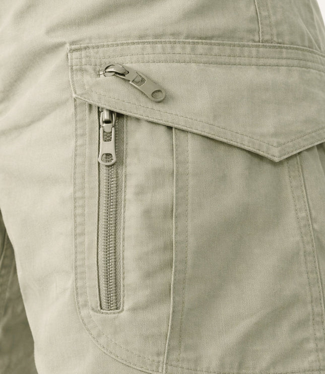 Shorts cargo tactiques d'été pour homme, longueur genou, multi-poches