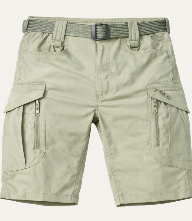 Shorts cargo tactiques d'été pour homme, longueur genou, multi-poches