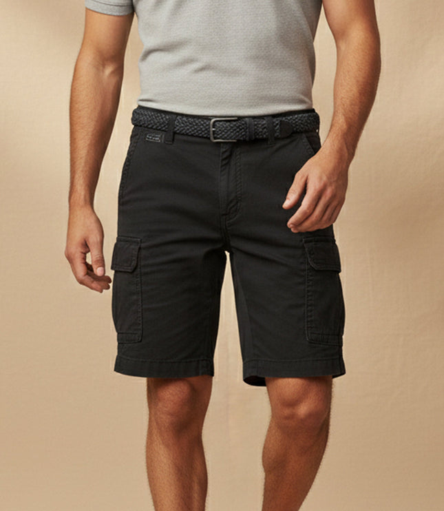 Shorts cargo tactiques d'été pour homme, coupe décontractée avec cordon de serrage