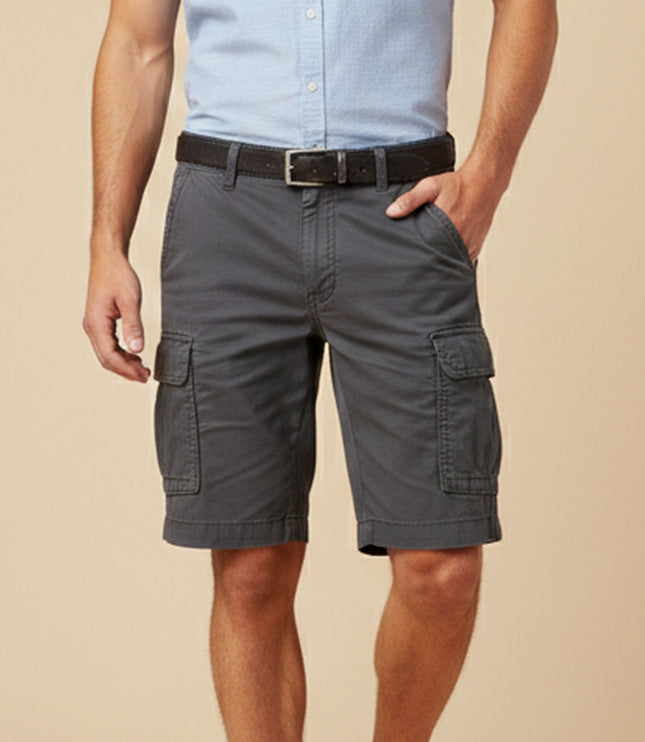 Shorts cargo tactiques d'été pour homme, coupe décontractée avec cordon de serrage