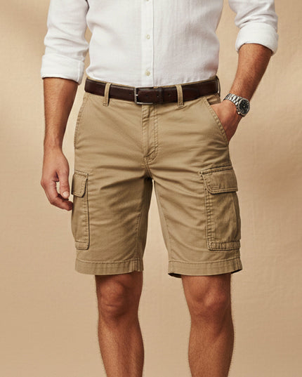Shorts cargo tactiques d'été pour homme, coupe décontractée avec cordon de serrage