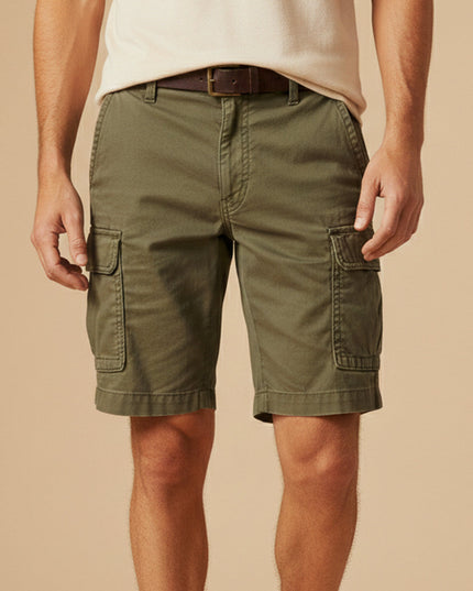 Shorts cargo tactiques d'été pour homme, coupe décontractée avec cordon de serrage