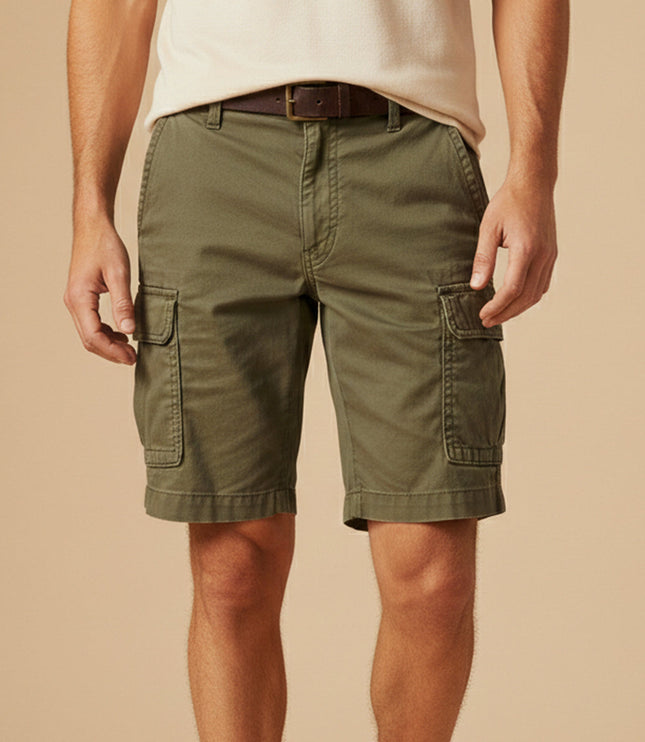 Shorts cargo tactiques d'été pour homme, coupe décontractée avec cordon de serrage