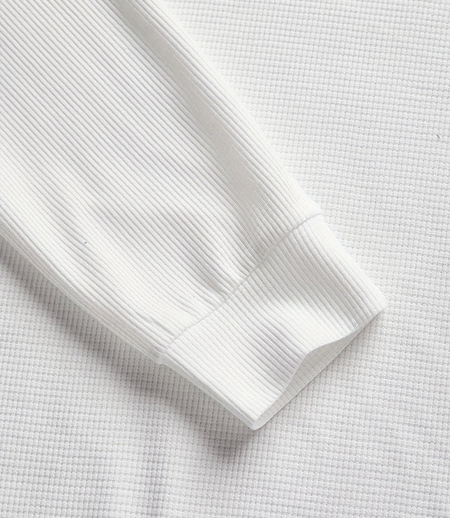 Oliver | Elbow-Patch Waffle-Knit Jumper