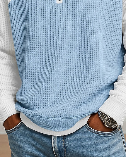 Nathaniel | Textured Quarter-Zip Pullover