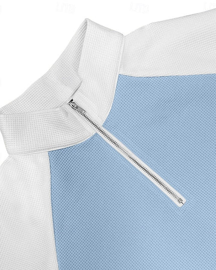 Nathaniel | Textured Quarter-Zip Pullover