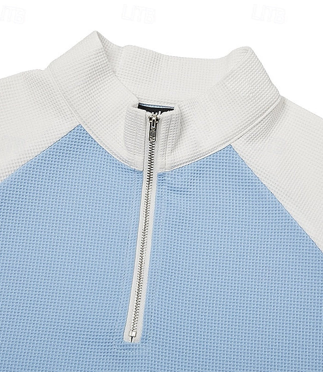 Nathaniel | Textured Quarter-Zip Pullover