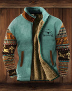 Blue with Print / S