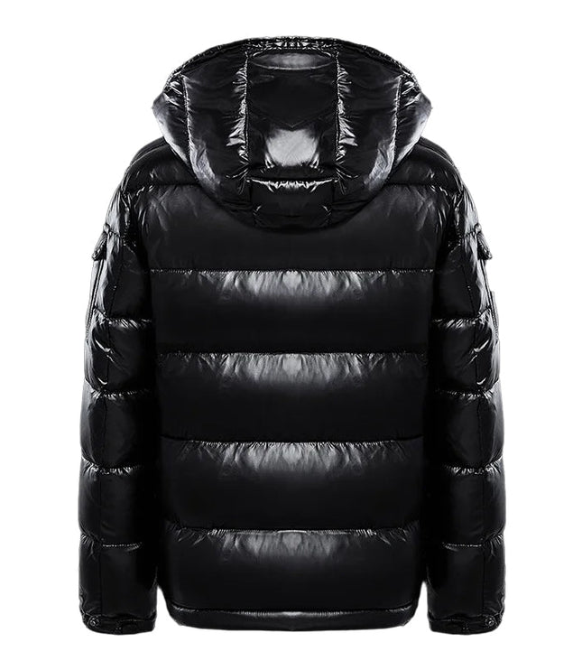 Men's Zip Pocket High Shine Puffer Jacket