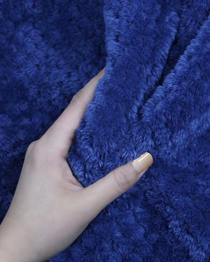 Women's and Men's Plush Dressing Gown with Shawl Collar