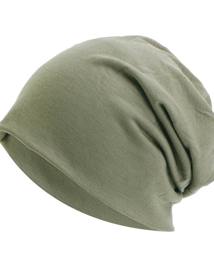 Women's and Men's Slouchy Beanie Hat in Stretch Knit