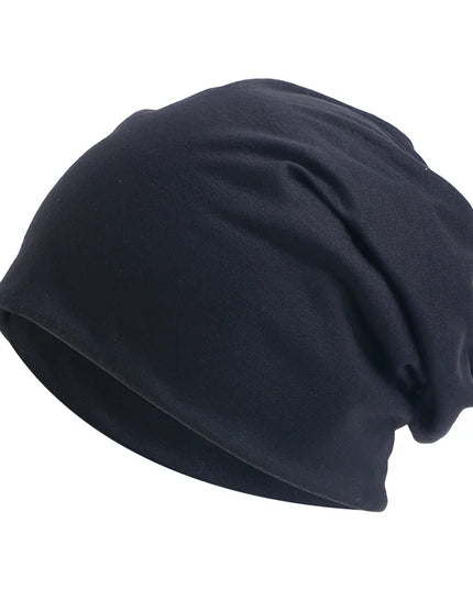 Women's and Men's Slouchy Beanie Hat in Stretch Knit
