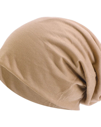 Women's and Men's Slouchy Beanie Hat in Stretch Knit