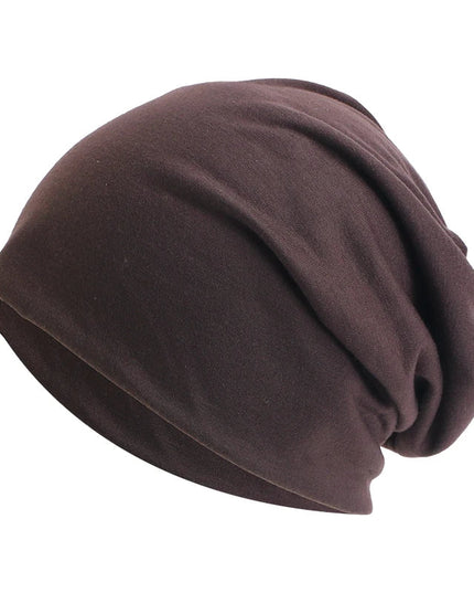 Women's and Men's Slouchy Beanie Hat in Stretch Knit