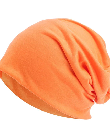 Women's and Men's Slouchy Beanie Hat in Stretch Knit