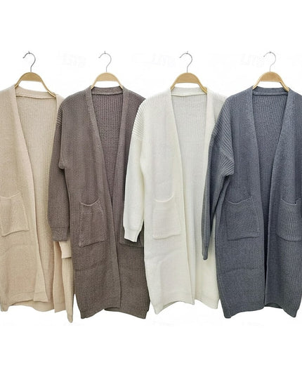 Marion | Longline Open-Front Cardigan