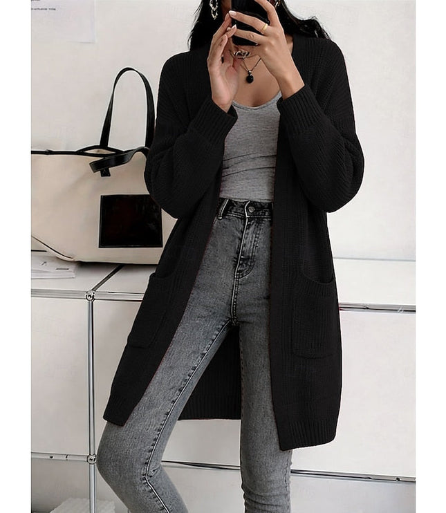 Marion | Longline Open-Front Cardigan