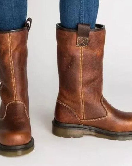 Corvin | Women's Shearling-Lined Mid-Calf Winter Boots - Brown - Image 2