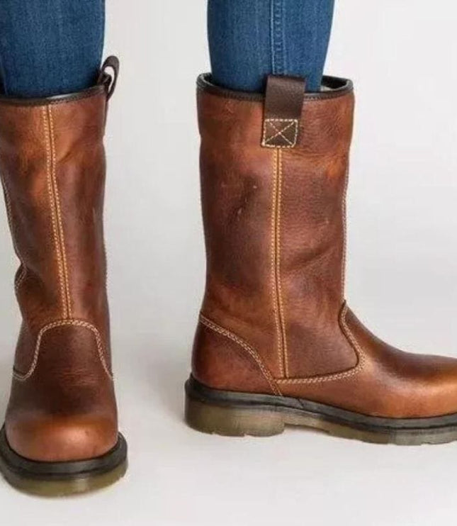 Corvin | Women's Shearling-Lined Mid-Calf Winter Boots - Brown - Image 2