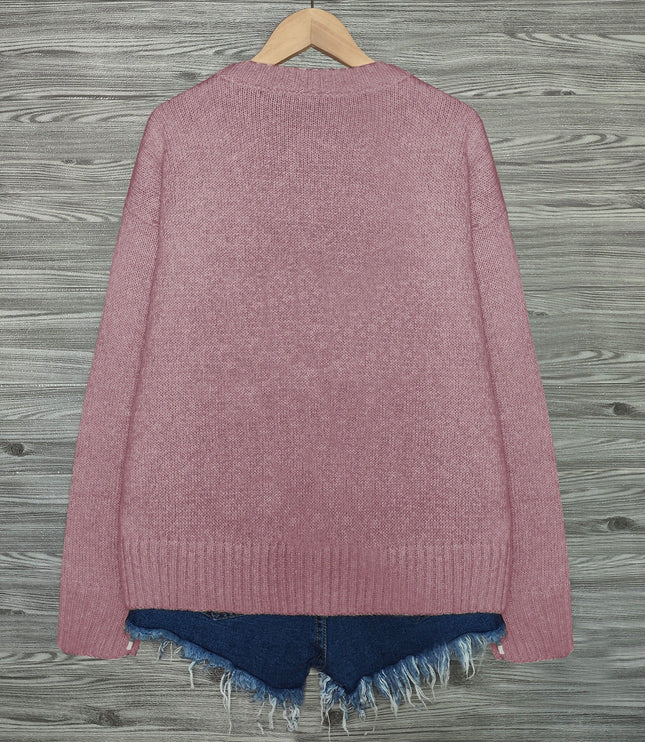 Talia | Cosy Cat-Print Jumper