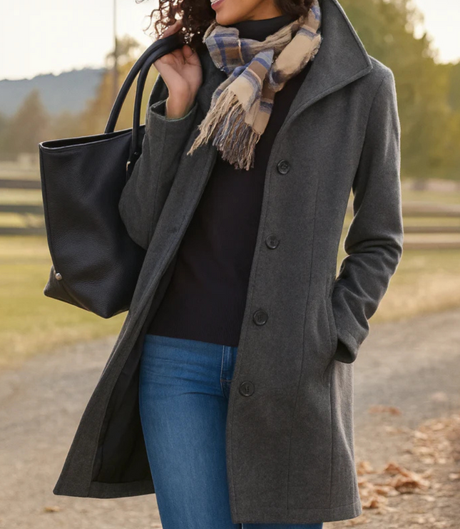 Lyzia – Classic Coat for Chilly Days